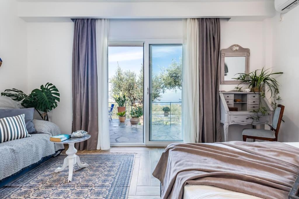Skopelos Blue Heaven Pool Villa In Olive Grove Exterior foto